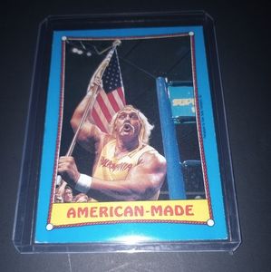 Hulk Hogan • 1987 Topps WWF Card #35 Ringside Action American-Made WWE Superstar